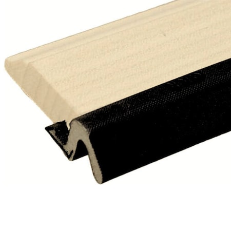 Randall Colonial Pattern Door Stop Set, with (Black) Q-Lon Weatherstrip Top and Sides WV-98-BLK